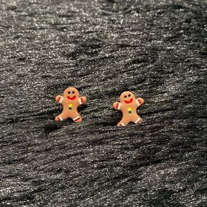 Gingerbread Stud Earrings